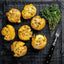 Smashed Yukon Potatoes Infused w/ Olive Oil & Seasoning - 12 oz potatoes Jane Foodie