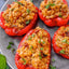 Tomato Risotto Stuffed Peppers with Parmesan Punch! 6-Pack stuffed peppers Jane Foodie